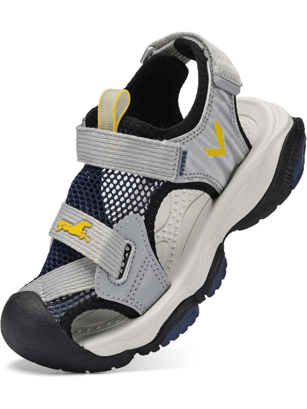 Kids Closed Toe Sports Sandals - Summer Water Shoes for Boys & Girls